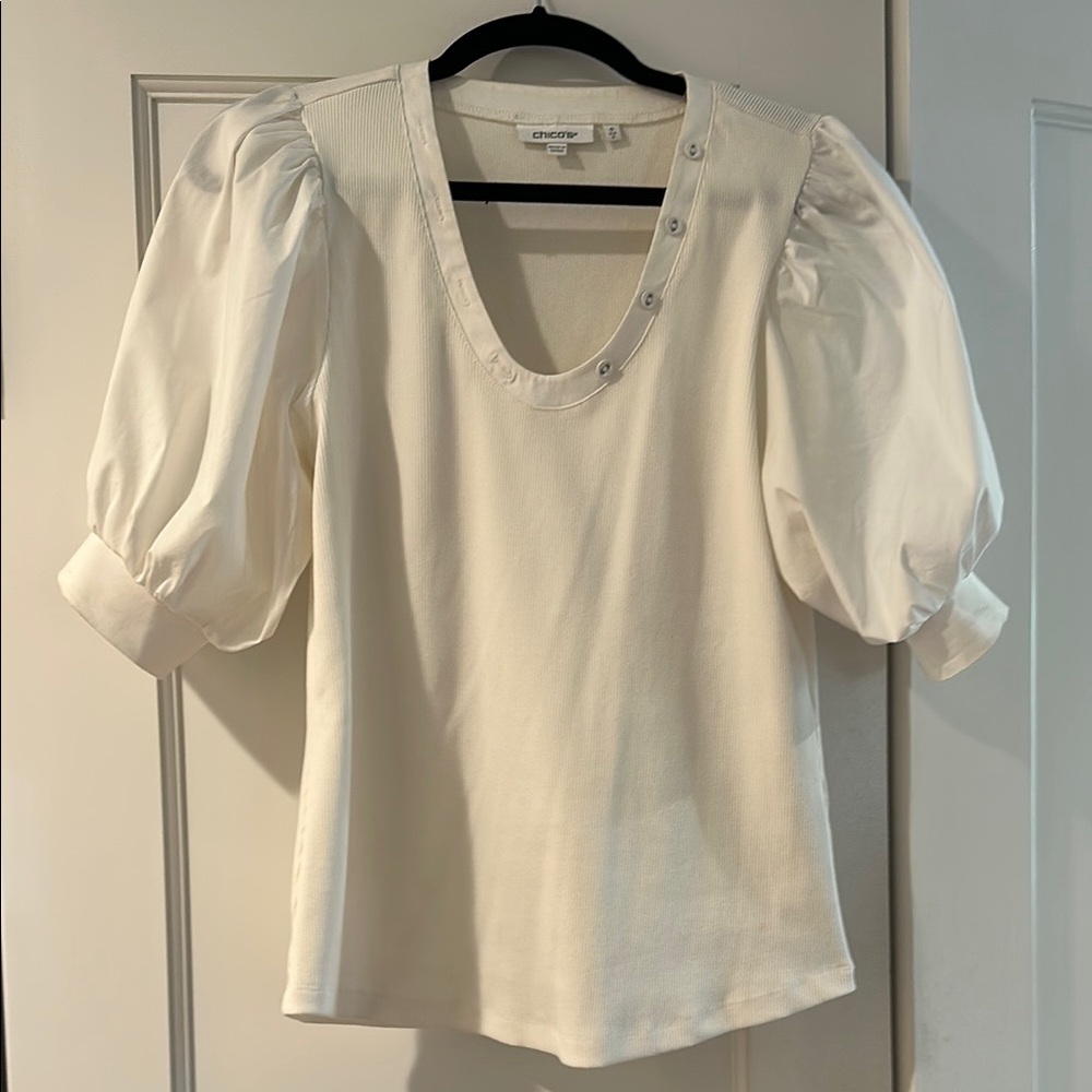 Chicos white top